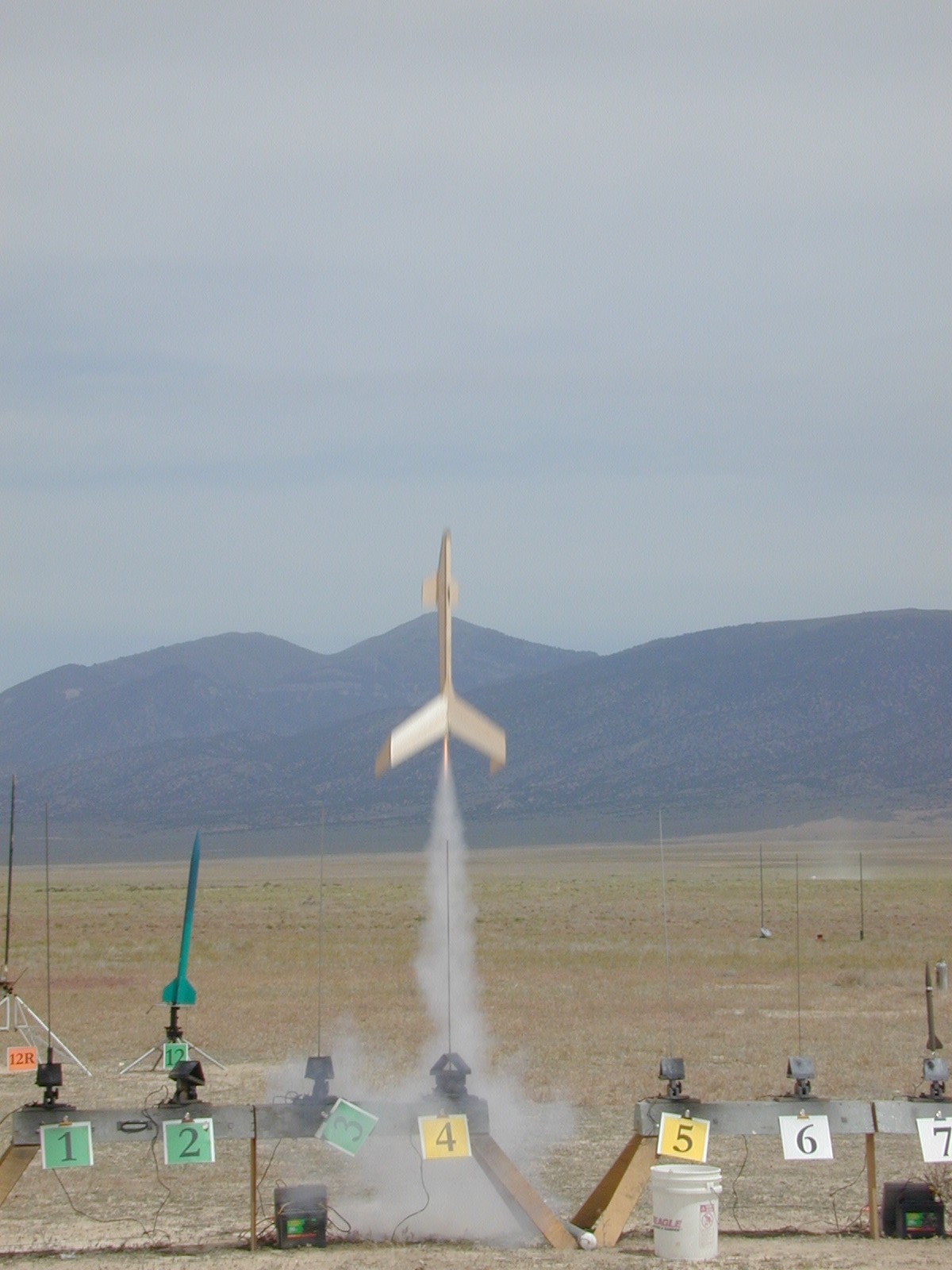My EC 
Thunder takes to the sky.