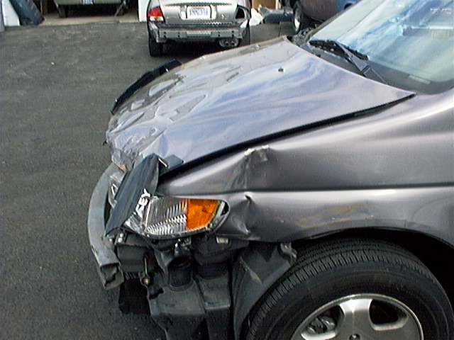 Damaged honda
