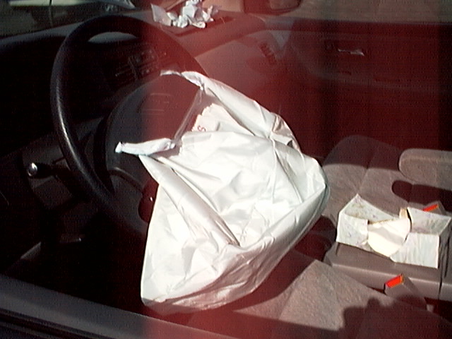 Air bag deployed
