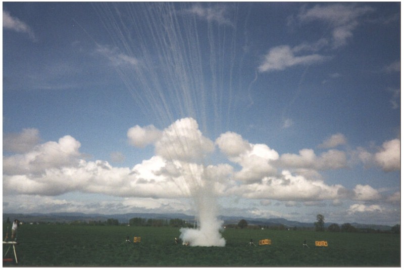 The swarm is launched.